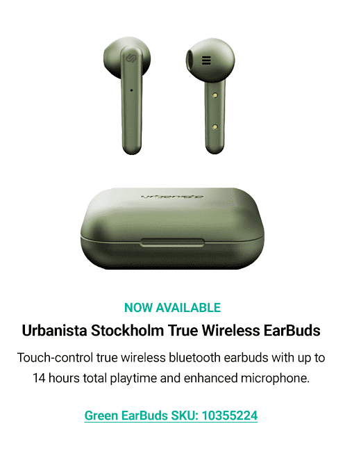 Urbanista Stockholm True Wireless Headphones - Green