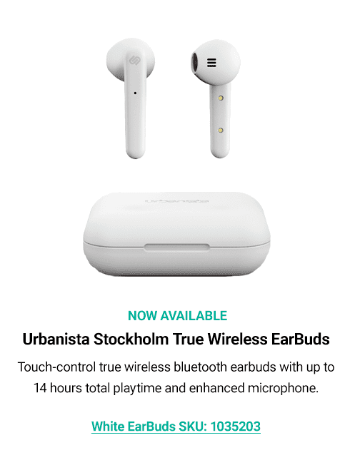 Urbanista Stockholm True Wireless Headphones - White