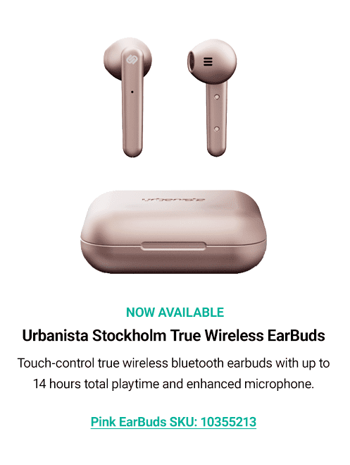 Urbanista Stockholm True Wireless Headphones - Pink